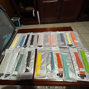 Silicone watch bands